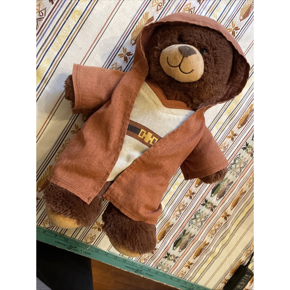 Build A‎ Bear Brown Bear 2014 Star Wars 2 piece Jedi  Obi-Wan Kenobi Outift